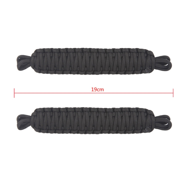 Pair Car Door Limit Strap for Jeep Wrangler - Braided Rope Design