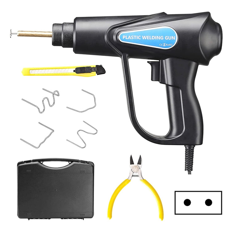 70W Hot Stapler Plastic Welding Machine Car Bumper Repair Kit with Car Jack Support Pad BMW