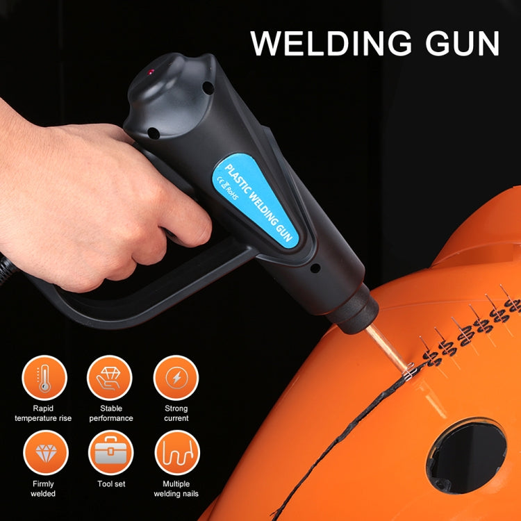 Máquina de soldadura de plástico con grapadora caliente de 70 W para reparación de parachoques de coche. Kit de alicates.