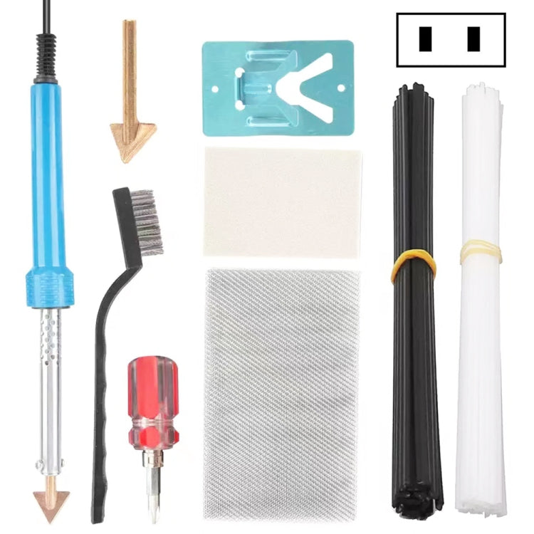 80W Electric Soldering Iron Plastic Welding Machine Car Bumper Repair Plier Set, US Plug, Bumper Repair Plier Set, US Plug - LYDARZ