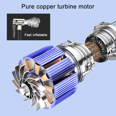 12V Portable Car Tire Air Pump Style:Digital Display Version, Digital Display Version - LYDARZ