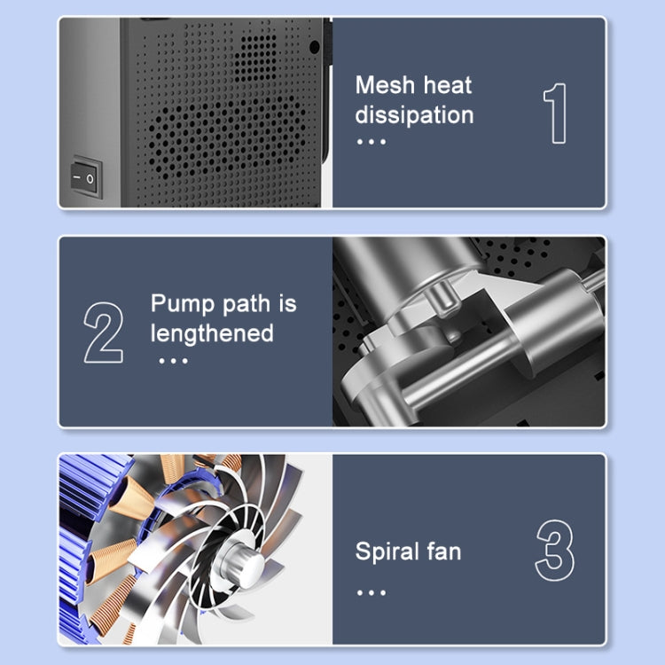 12V Portable Car Tire Air Pump Style:Digital Display Version, Digital Display Version - LYDARZ