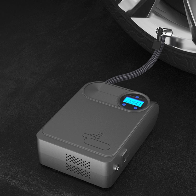 Bomba de aire portátil para neumáticos de coche de 12 V con pantalla digital