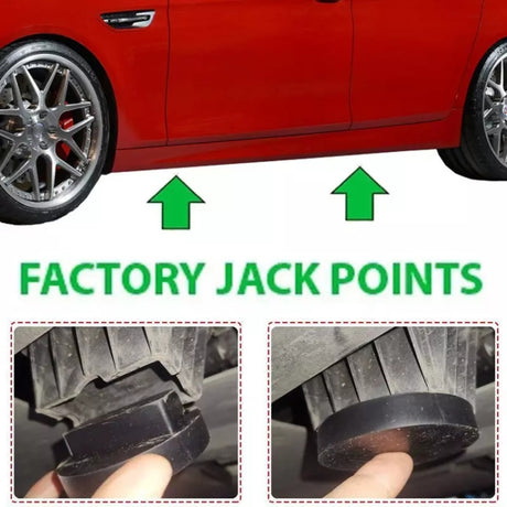 2pcs For BMW Automobile Jack Bracket Rubber Support Buffer Block, For BMW Rubber Jack - LYDARZ