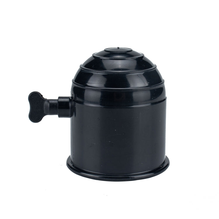 50mm Black Plastic Car Truck Tow Ball Cover Cap Towing Hitch Trailer Towball Protection, Black - LYDARZ