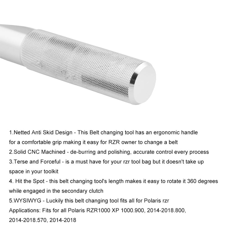 Turbo Belt Changing Tool Belt Removal Tool for Polaris RZR 1000 XP1000 900 - LYDARZ