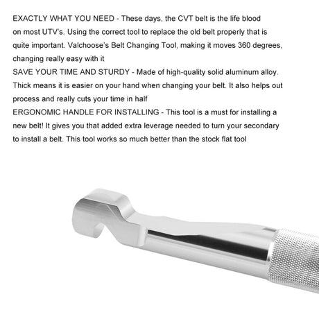 Turbo Belt Changing Tool Belt Removal Tool for Polaris RZR 1000 XP1000 900 - LYDARZ