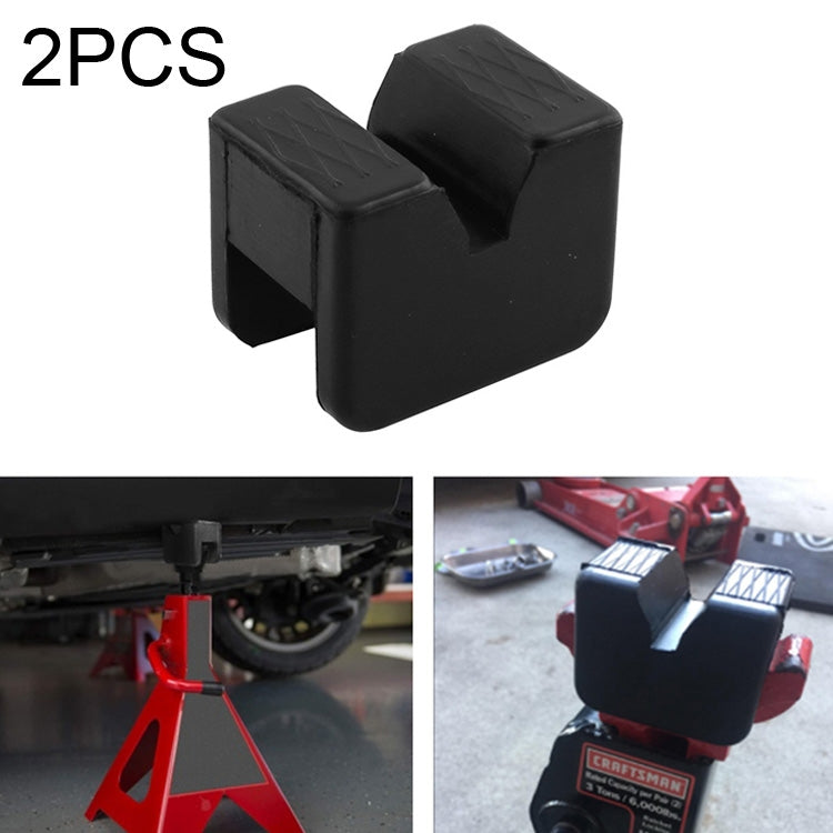 2 PCS Car Jack Pad Adapter Rubber Jack Pads Slotted Frame - LYDARZ
