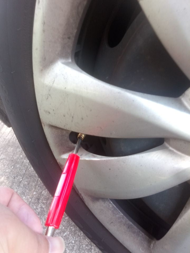 Tire Removal Tool + Tire Valve Set for Car Trunk Motorcycles - LYDARZ