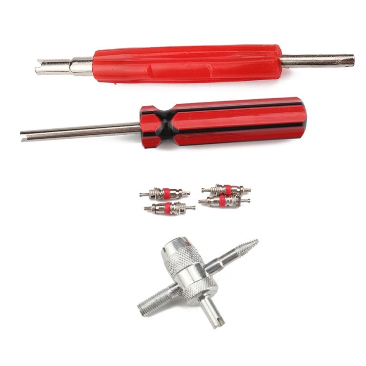 Tire Removal Tool + Tire Valve Set for Car Trunk Motorcycles - LYDARZ