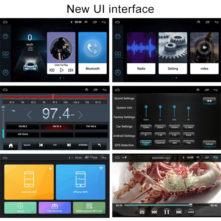 CKVW92 HD 9 pulgadas 2 DIN Android 6.0 Reproductor MP5 para coche Navegación GPS Reproductor multimedia Bluetooth Radio estéreo para Volkswagen, Compatible con FM y Mirror Link, Versión de mapa de Europa, Versión de mapa de Europa