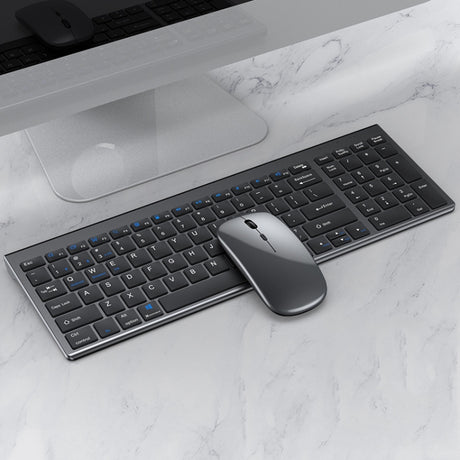 109 Three-mode Wireless Bluetooth Keyboard Mouse Set, Three-mode Keyboard Mouse Set - LYDARZ