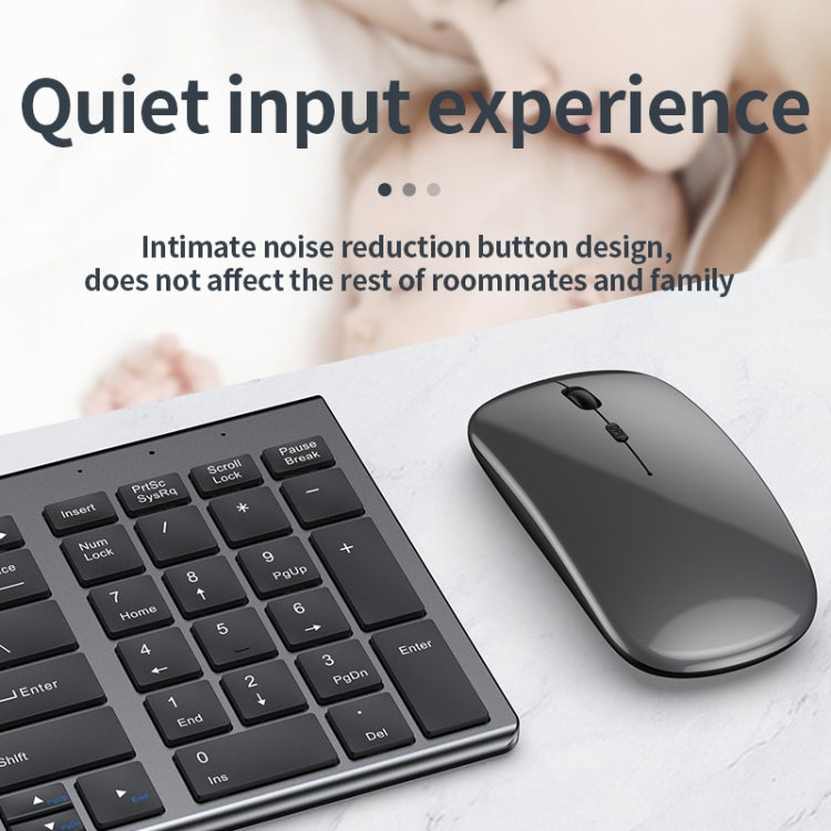 109 Three-mode Wireless Bluetooth Keyboard Mouse Set, Three-mode Keyboard Mouse Set - LYDARZ