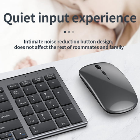 109 Three-mode Wireless Bluetooth Keyboard Mouse Set, Three-mode Keyboard Mouse Set - LYDARZ