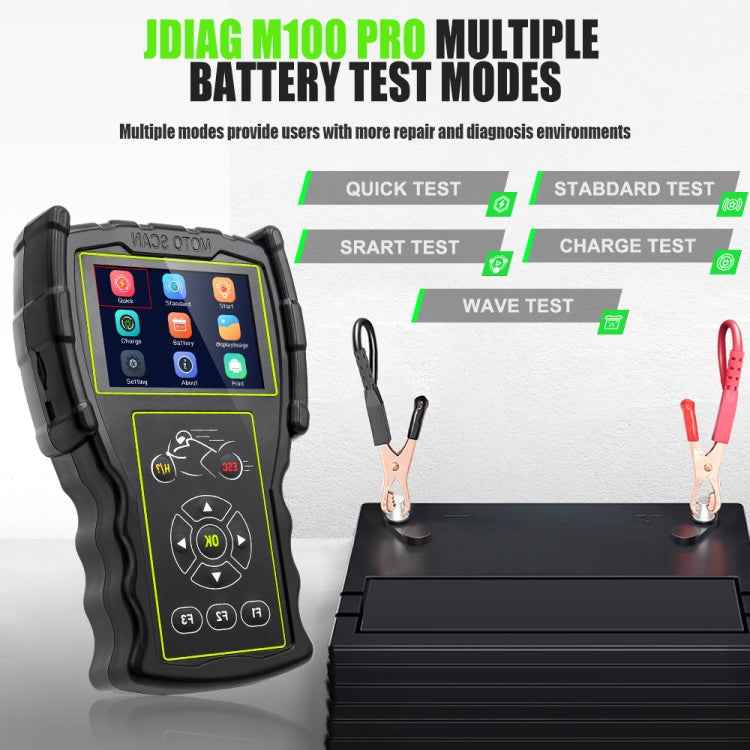 JDiag M100 PRO Intelligent Motorcycle Electronic Fuel Injection System Diagnostic Instrument, Fully Equipped Version, JDiag M100 PRO