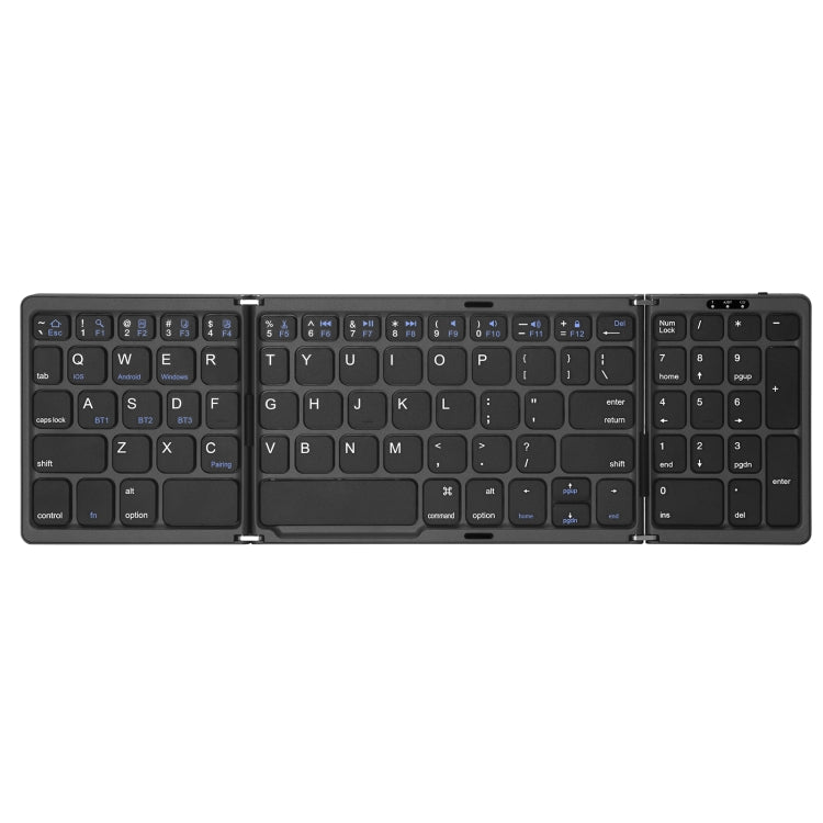 Teclado plegable Bluetooth B089 con teclado numérico: solución inalámbrica portátil