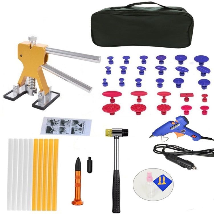 Extractor de abolladuras para coche 47 en 1, 12 V, con conector para encendedor de cigarrillos, herramienta para eliminar abolladuras sin pintura