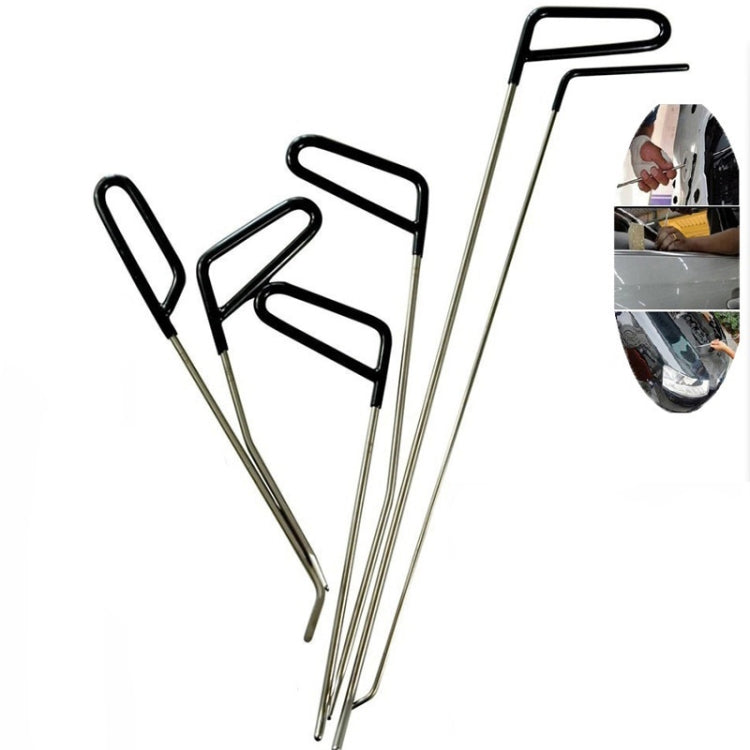 Q1 6 in 1 Car Paintless Dent Repair Hail Remover Hooks Rods Kit - LYDARZ