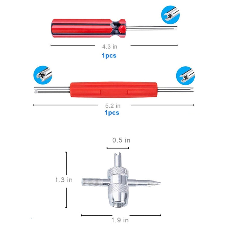 6 in 1 Tire Valve Core Removal and Installation Tool - LYDARZ