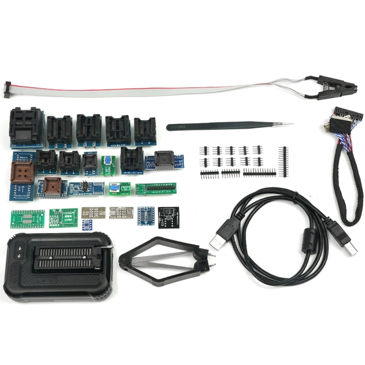 Programador T48 con 30 adaptadores Flash / EMMC BGA153 / 162 / 169 / 1 00, T48 con 30 adaptadores