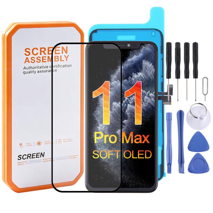 Pantalla LCD OLED suave para iPhone X, XS, XS Max, 11 Pro, 11 Pro Max, 12 Pro Max - Reemplazo de alta calidad