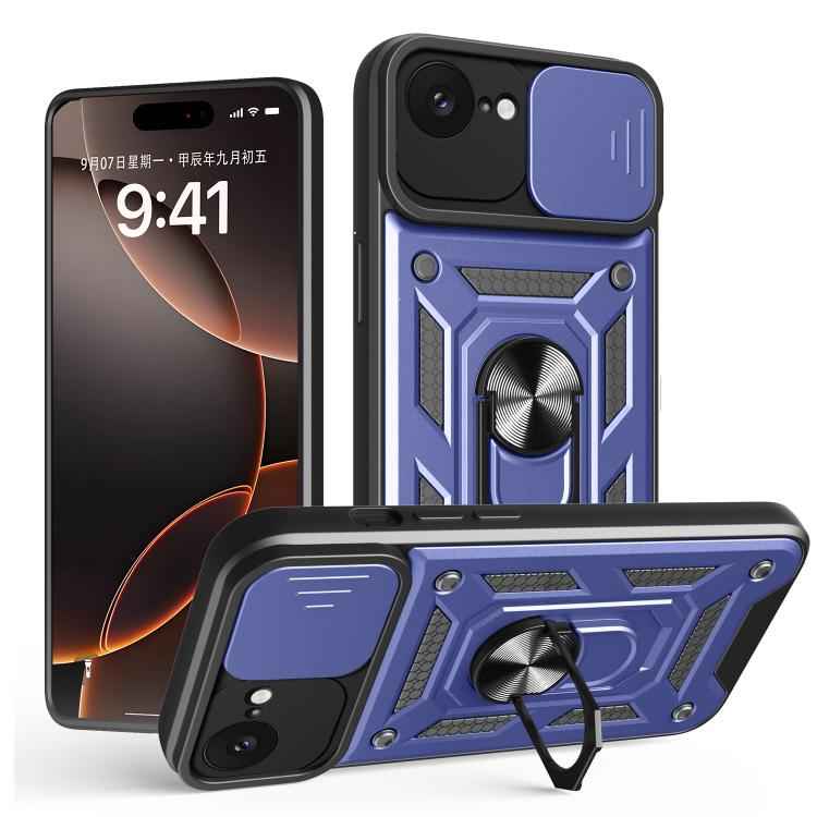 Sliding Camera Cover Design TPU+PC Phone Case