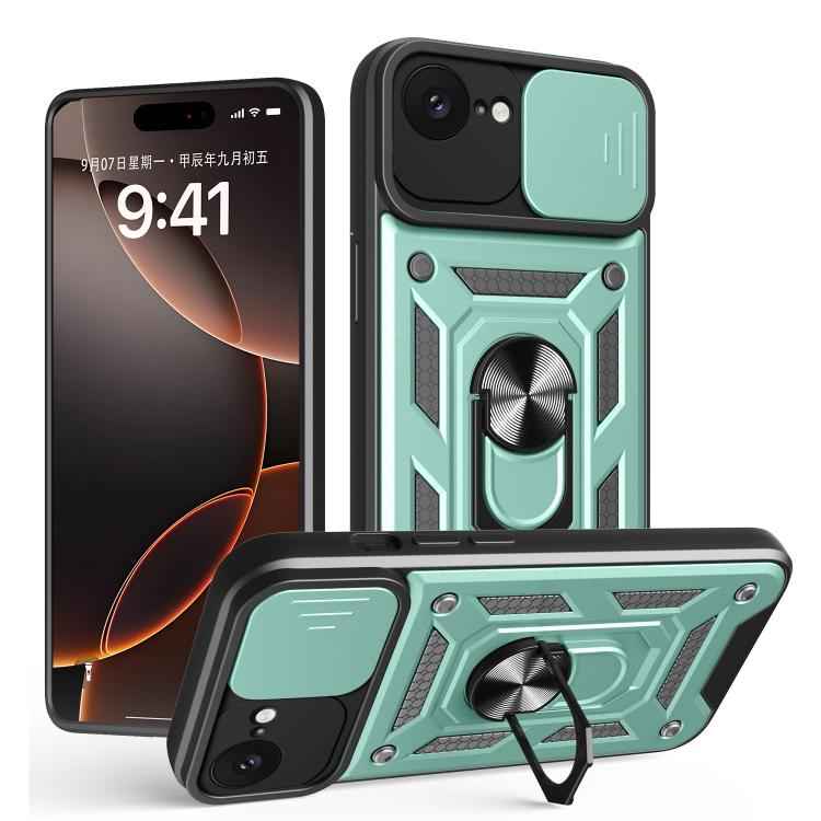 Sliding Camera Cover Design TPU+PC Phone Case