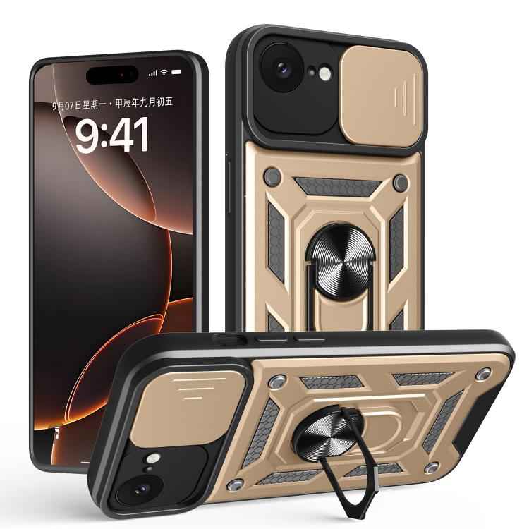 Sliding Camera Cover Design TPU+PC Phone Case