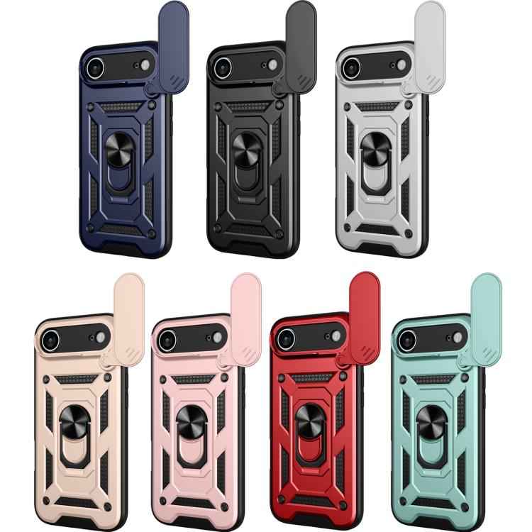 Sliding Camera Cover Design TPU+PC Phone Case