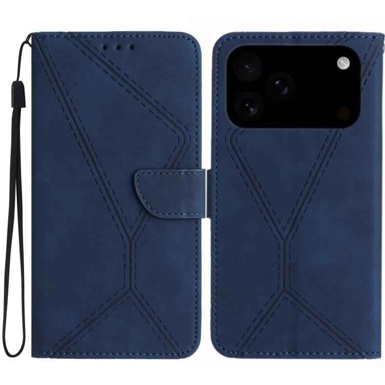 Stitching Embossed Leather Phone Case