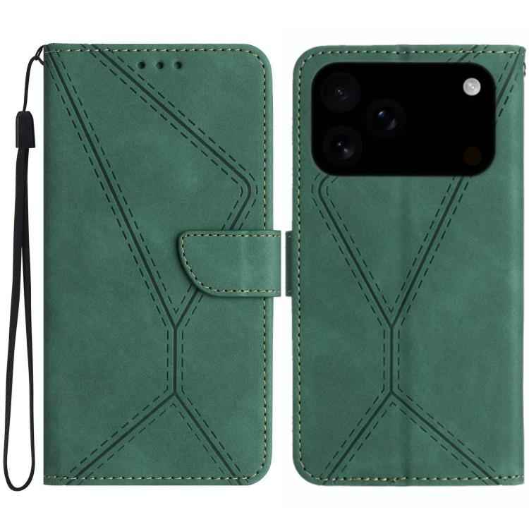 Stitching Embossed Leather Phone Case