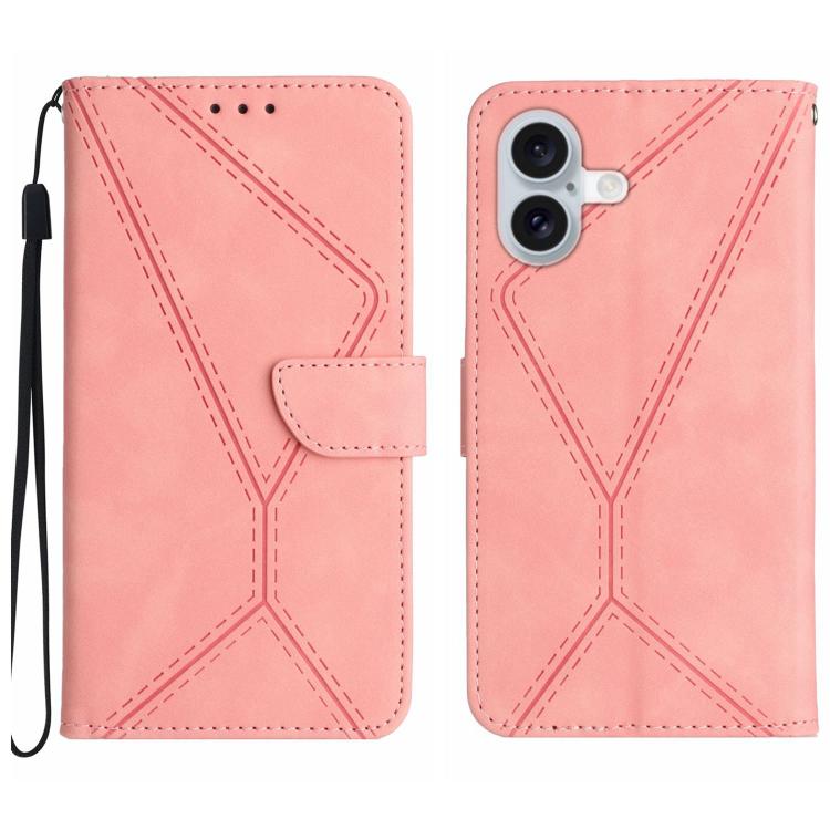 Stitching Embossed Leather Phone Case