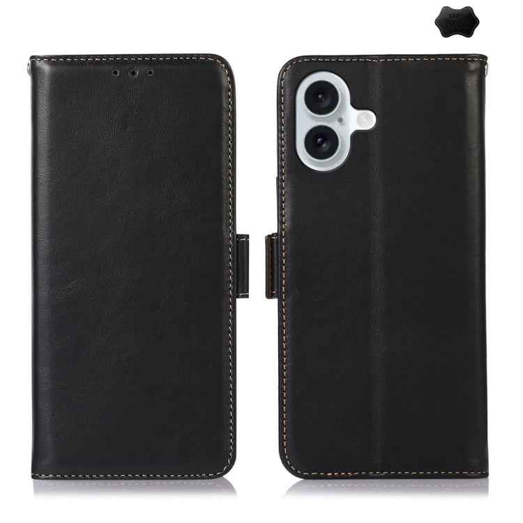 Crazy Horse Top Layer Cowhide Leather Phone Case, For iPhone 16 Plus, For iPhone 16, For iPhone 15 Pro Max, For iPhone 15 Pro, For iPhone 15 Plus, For iPhone 15