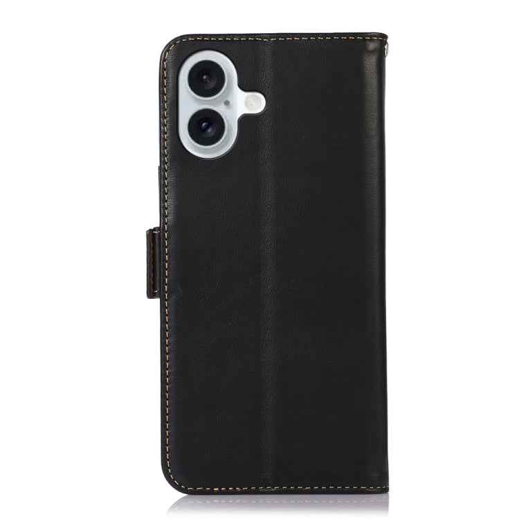 Crazy Horse Top Layer Cowhide Leather Phone Case, For iPhone 16 Plus, For iPhone 16, For iPhone 15 Pro Max, For iPhone 15 Pro, For iPhone 15 Plus, For iPhone 15