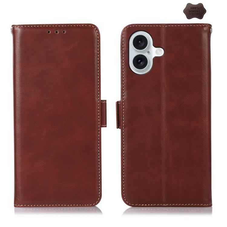 Crazy Horse Top Layer Cowhide Leather Phone Case