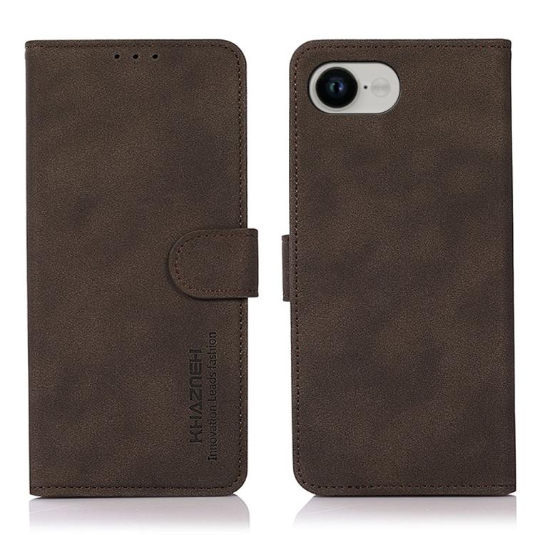 KHAZNEH Matte Texture Leather Phone Case