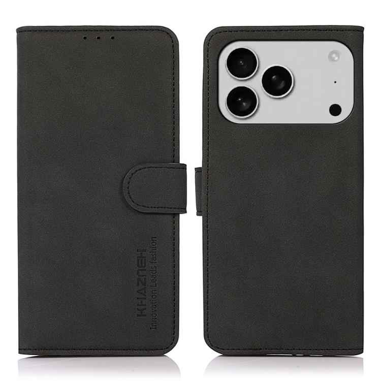 KHAZNEH Matte Texture Leather Phone Case