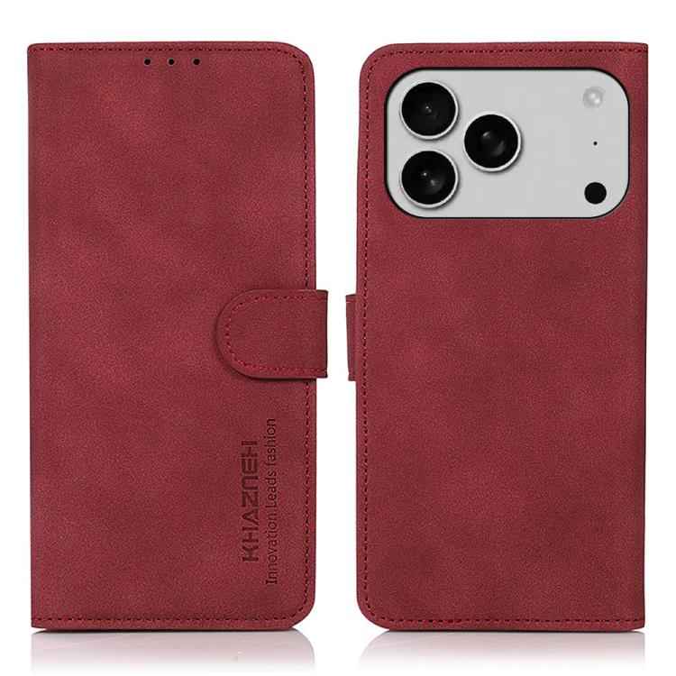 KHAZNEH Matte Texture Leather Phone Case