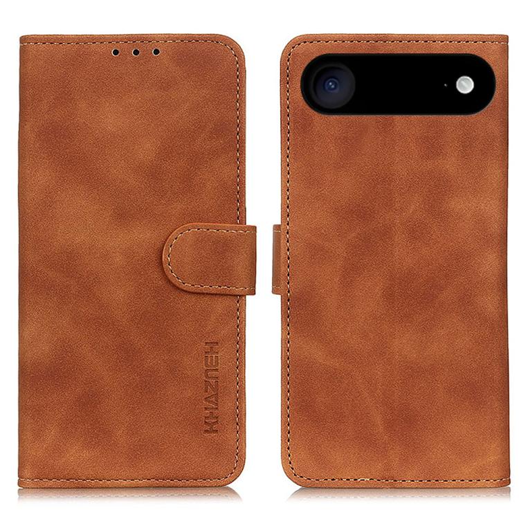 KHAZNEH Retro Texture Leather Phone Case