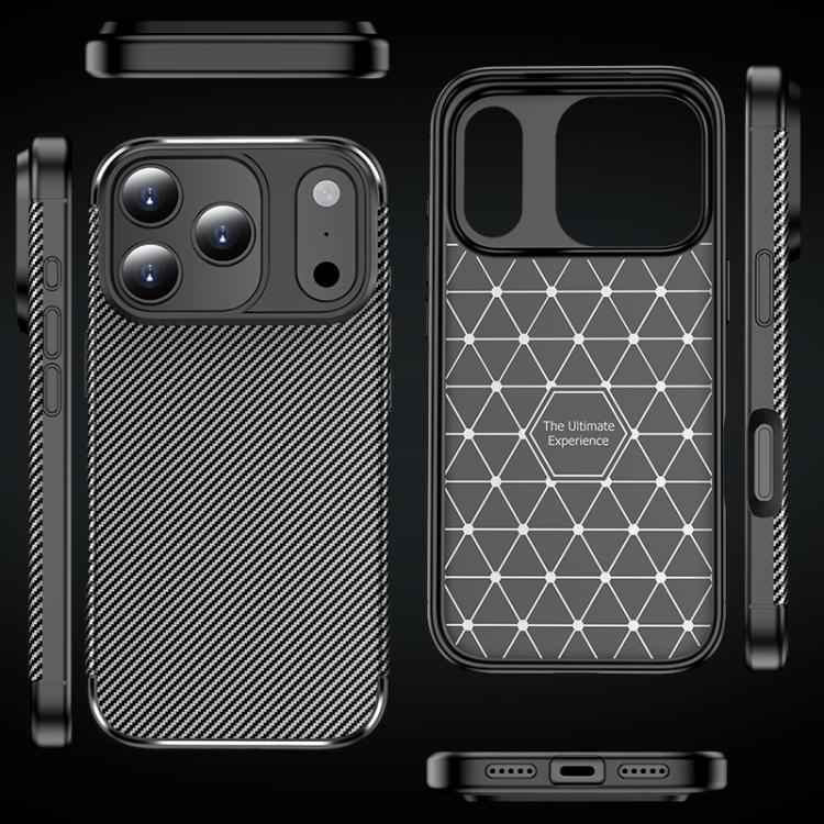 Carbon Fiber Texture Shockproof TPU Phone Case