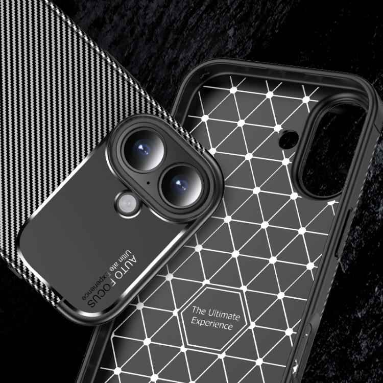 Carbon Fiber Texture Shockproof TPU Phone Case