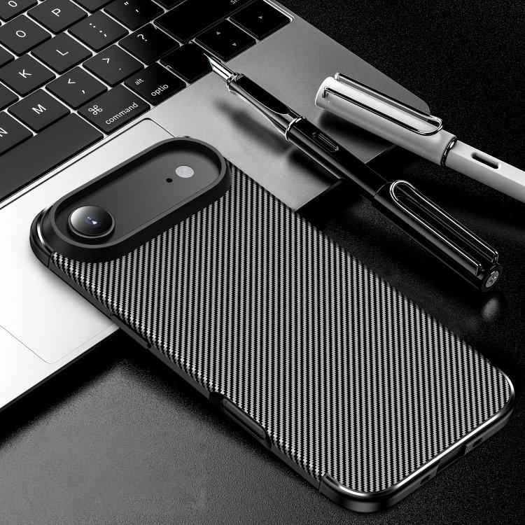 Carbon Fiber Texture Shockproof TPU Phone Case