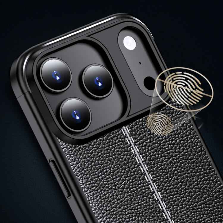Litchi Texture Shockproof TPU Phone Case