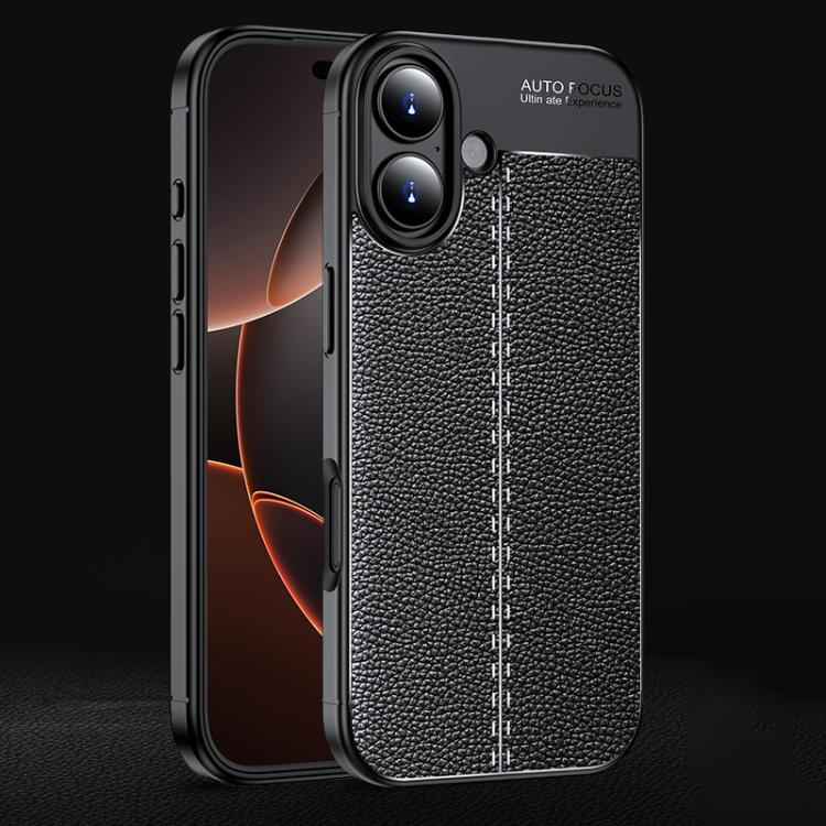 Litchi Texture Shockproof TPU Phone Case