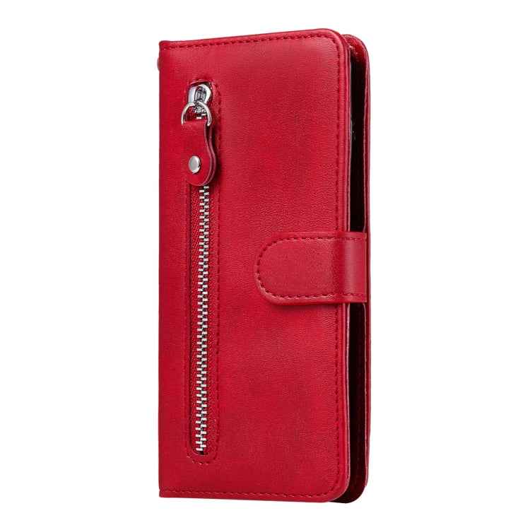 Fashion Calf Texture Zipper Leather Phone Case, For iPhone 15