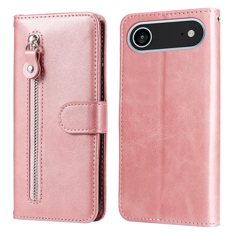 Fashion Calf Texture Zipper Leather Phone Case