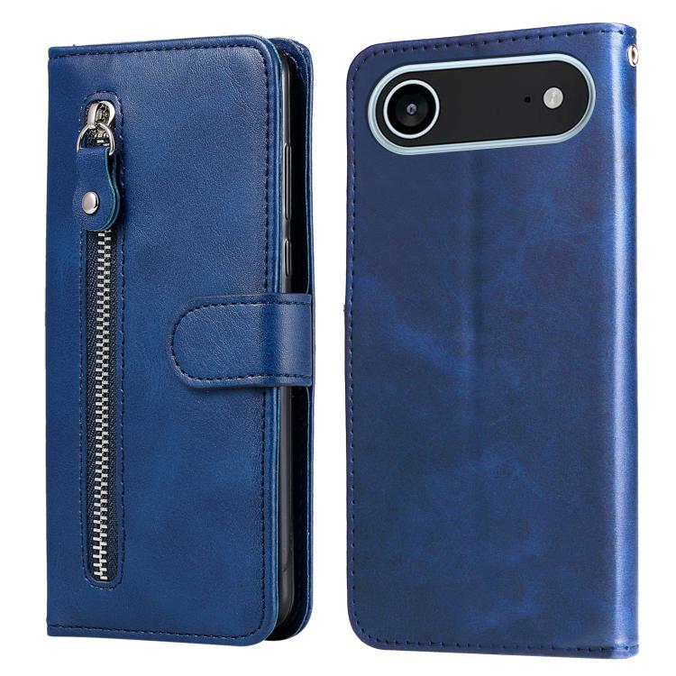 Fashion Calf Texture Zipper Leather Phone Case