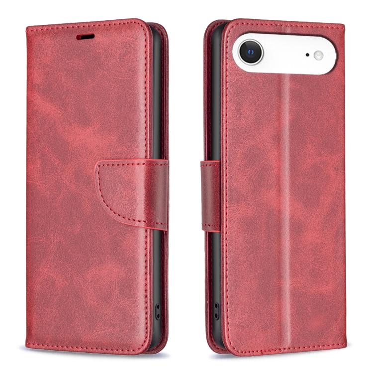 Lambskin Texture Pure Color Flip Leather Phone Case