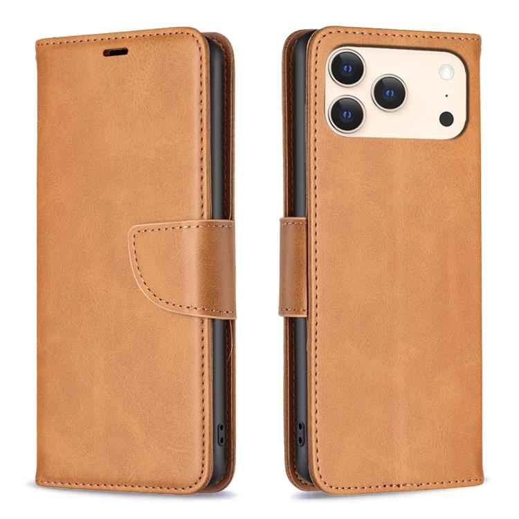 Lambskin Texture Pure Color Flip Leather Phone Case