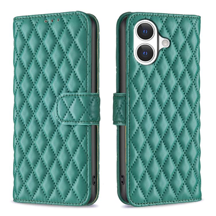 Diamond Lattice Wallet Flip Leather Phone Case